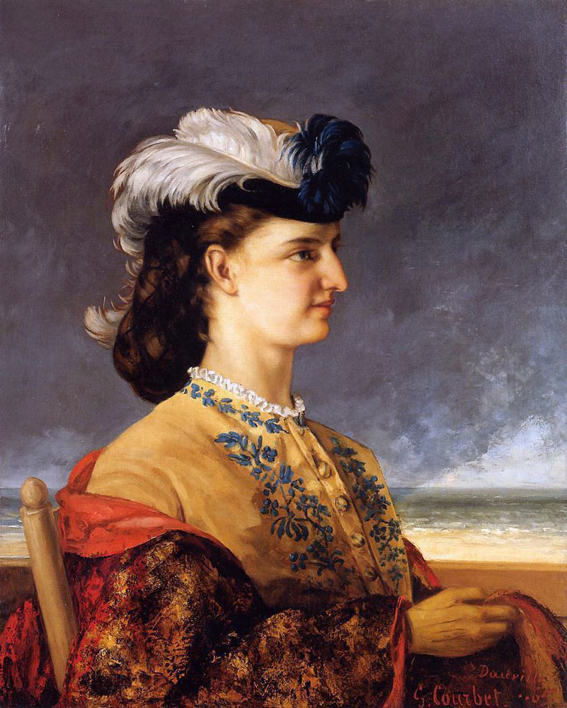 Gustave Courbet, portrait de la comtesse Karoly