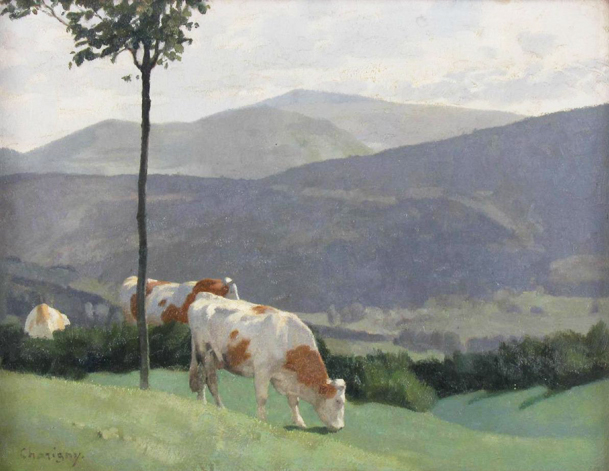 André Charigny, Vaches paissant, Forez