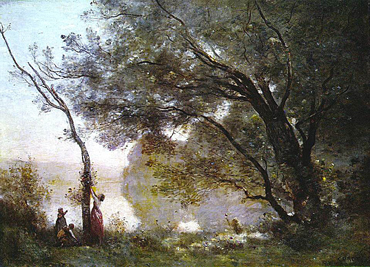 Corot, Une matinée de printemps, Louvre