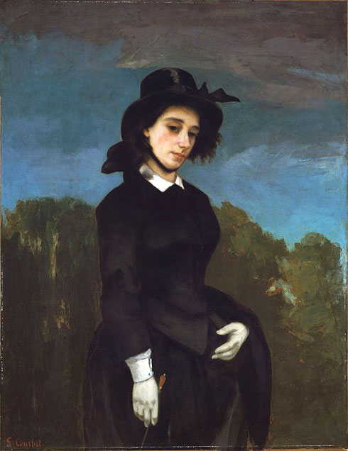 De Artibus Sequanis, Gustave Courbet, Amazone, femme portant une tenue d'équitation