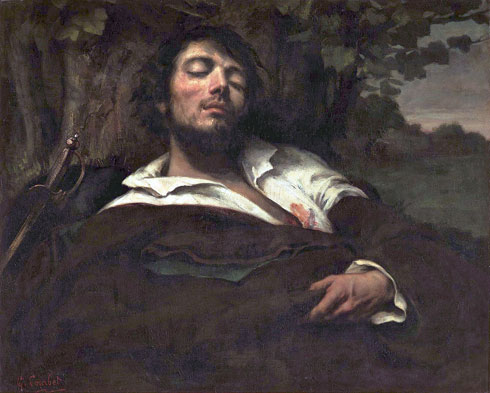 Reproduction Tableau 'La Femme à La Vague' De Gustave Courbet - Style Art Déco