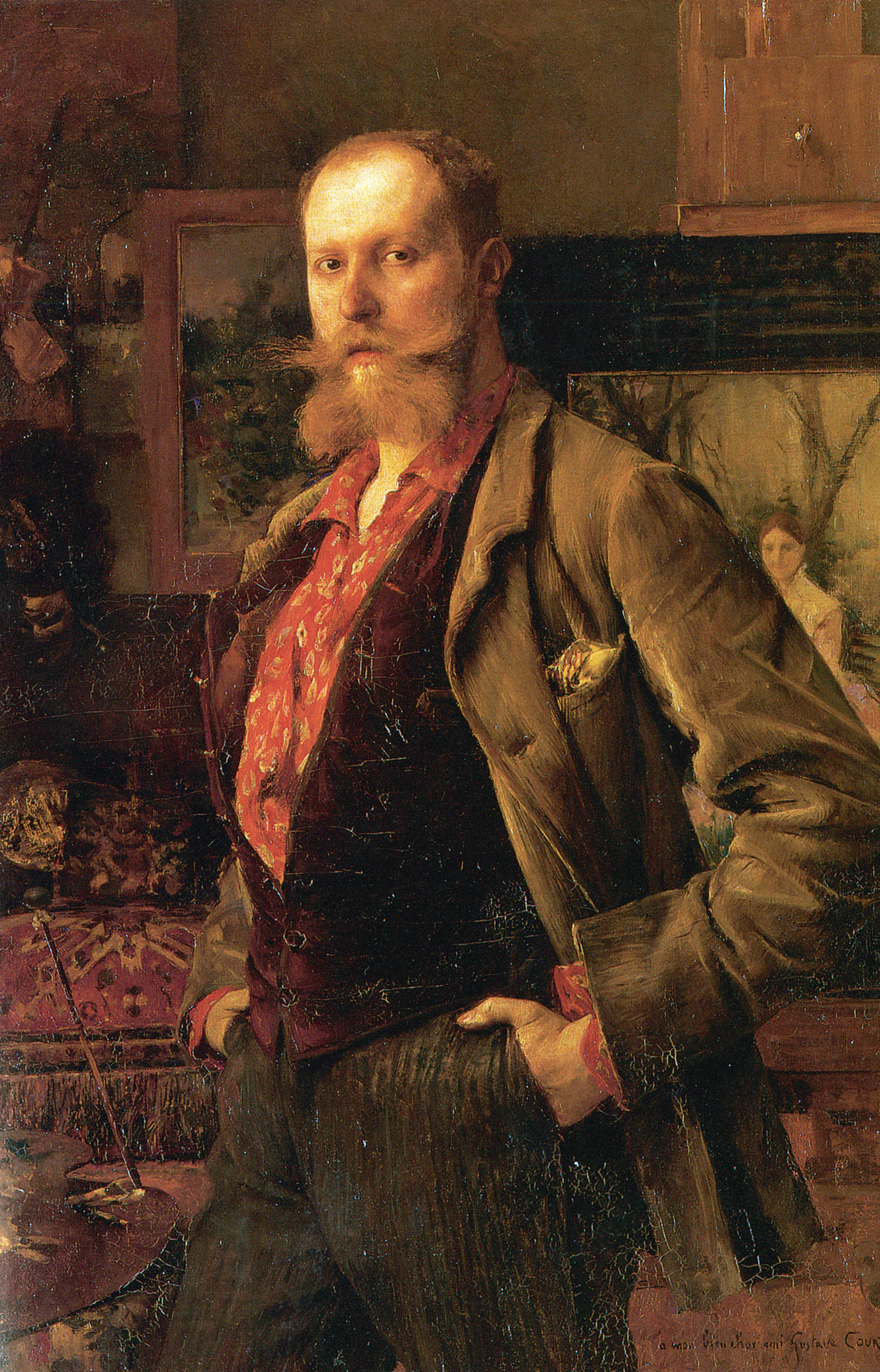 Pascal Dagnan-Bouveret, Portrait de Gustave Courtois