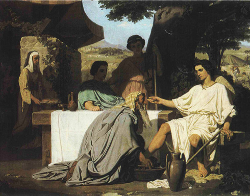 Félix-Henri Giacomotti, Abraham lavant les pieds aux anges