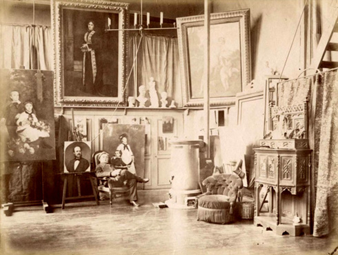 Félix-Henri Giacomotti, atelier