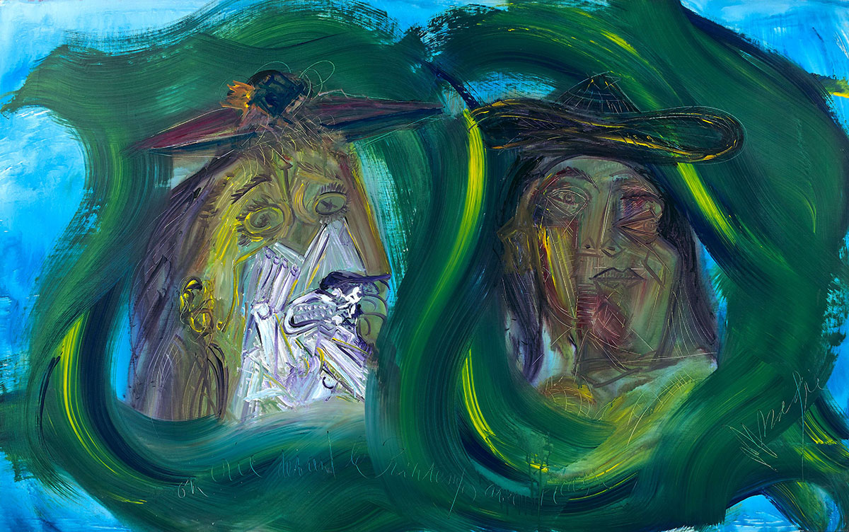 Jean Messagier,On crie devant le Printemps avec Picasso