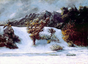 De Artibus Sequanis, Gustave Courbet, Paysage d'hiver avec les dents du Midi
