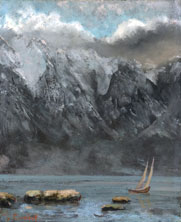 De Artibus Sequanis, Gustave Courbet, Le Grammont, bord du lac Léman