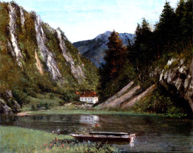 De Artibus Sequanis, Gustave Courbet, Le Doubs à la Maison Monsieur