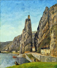 De Artibus Sequanis, Gustave Courbet, Le Rocher Bayard à Dinant