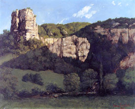 De Artibus Sequanis, Gustave Courbet, Paysage de Chauveroche dans les vaux d'Ornans