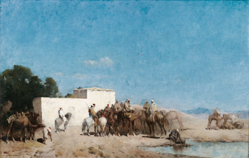 Émile Regnault de Maulmain, Repos à l'oasis
