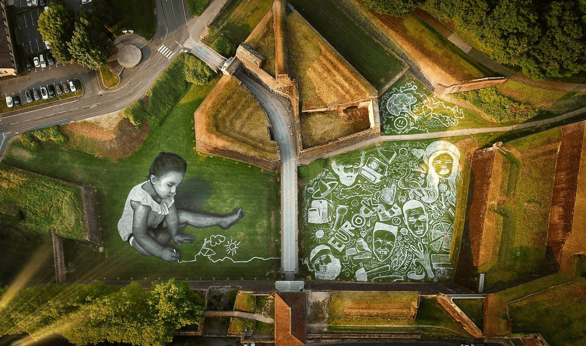 Saype, Land Art