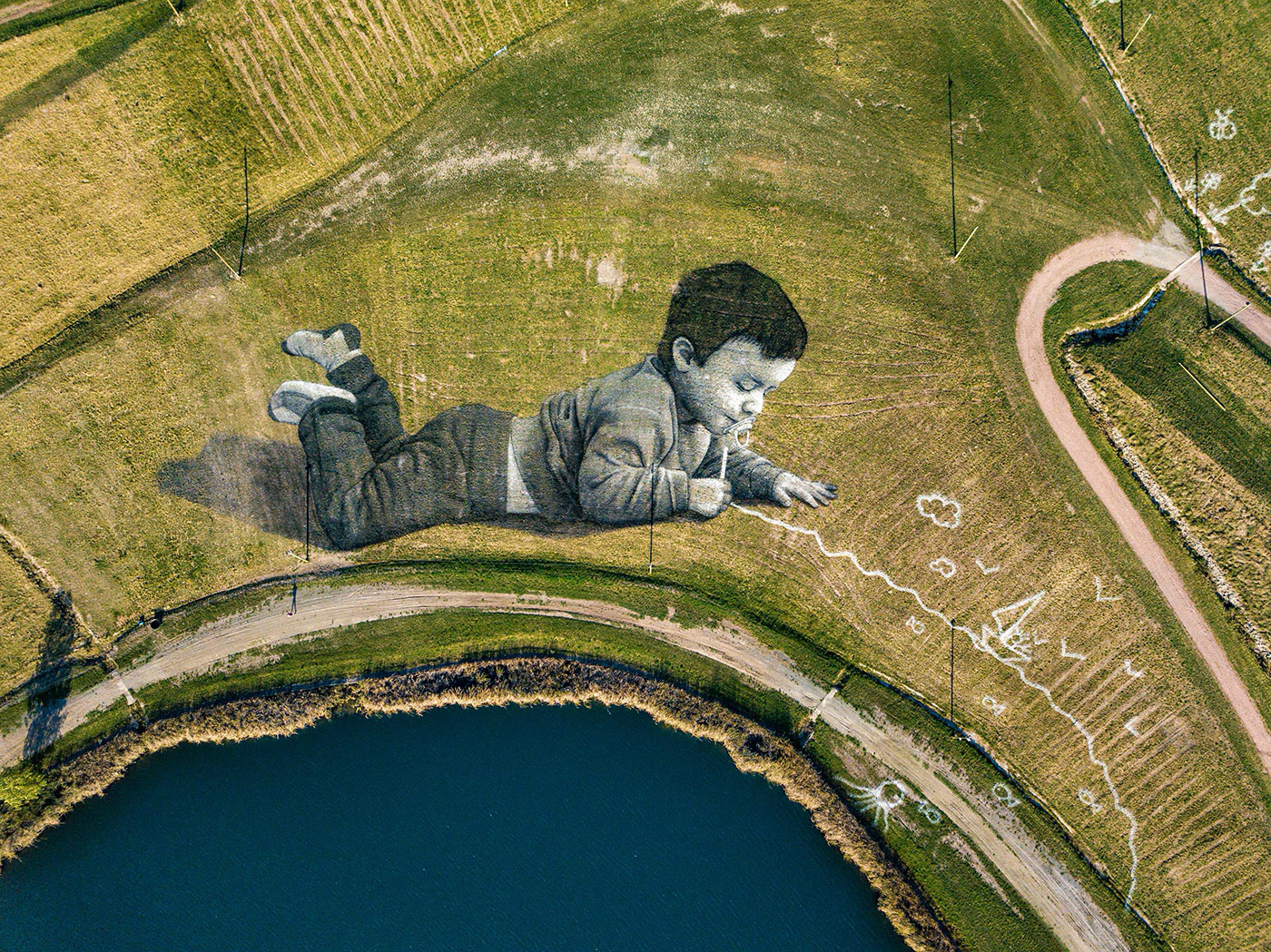 Saype, Land Art