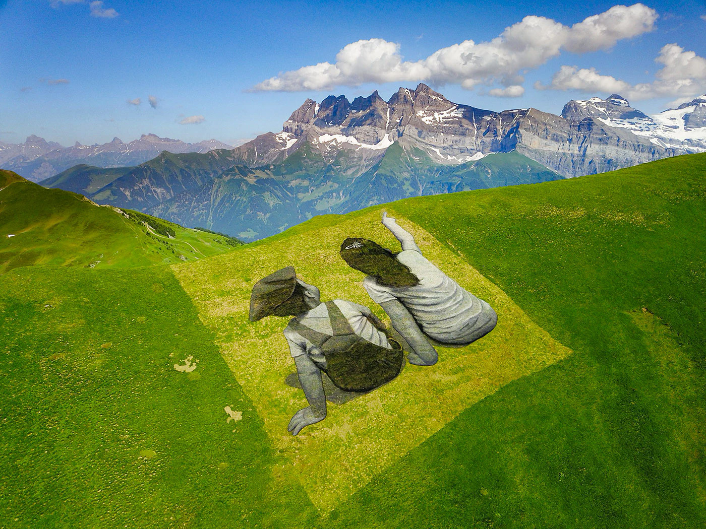 Saype, Land Art