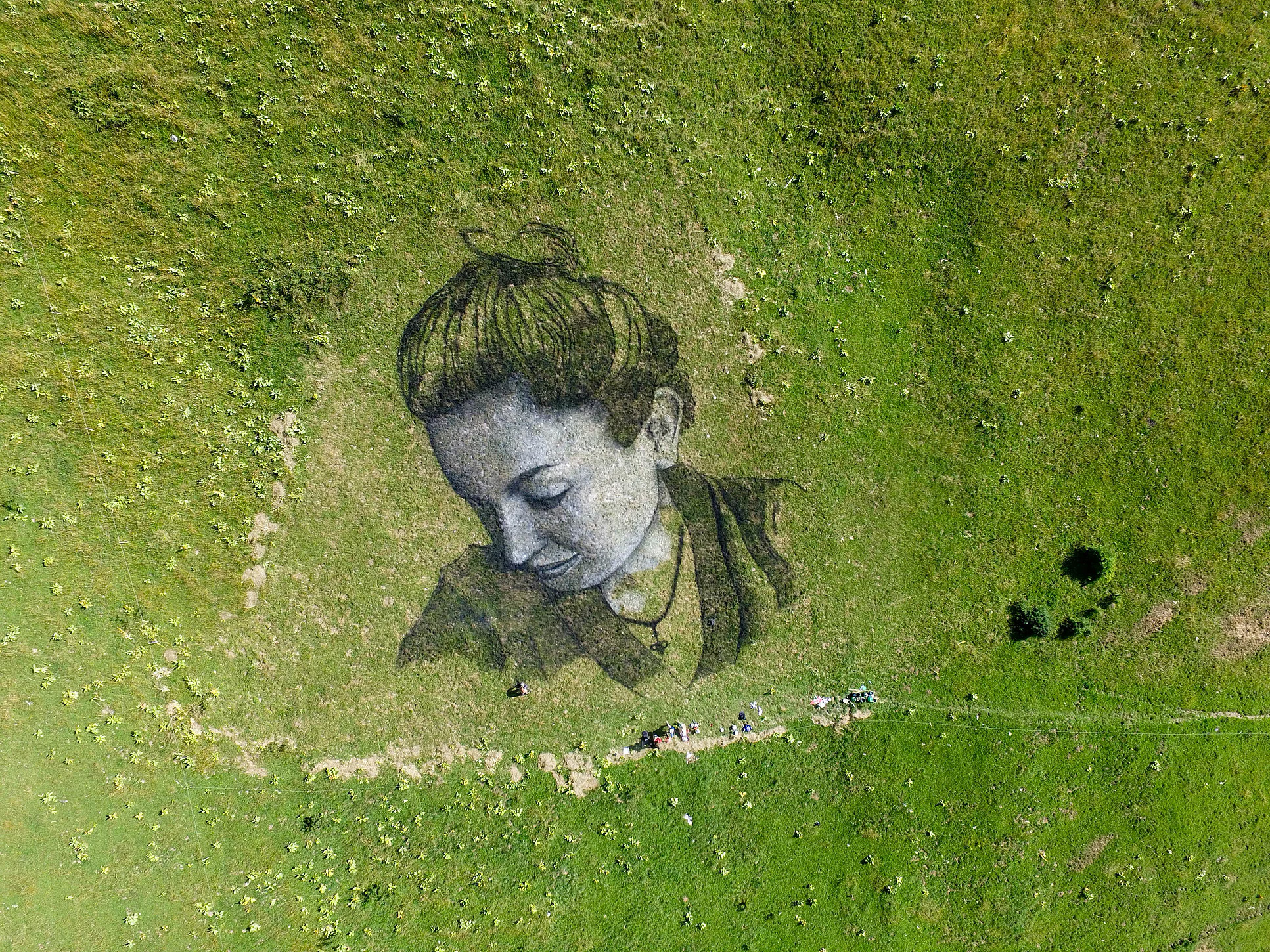 Saype, Land Art