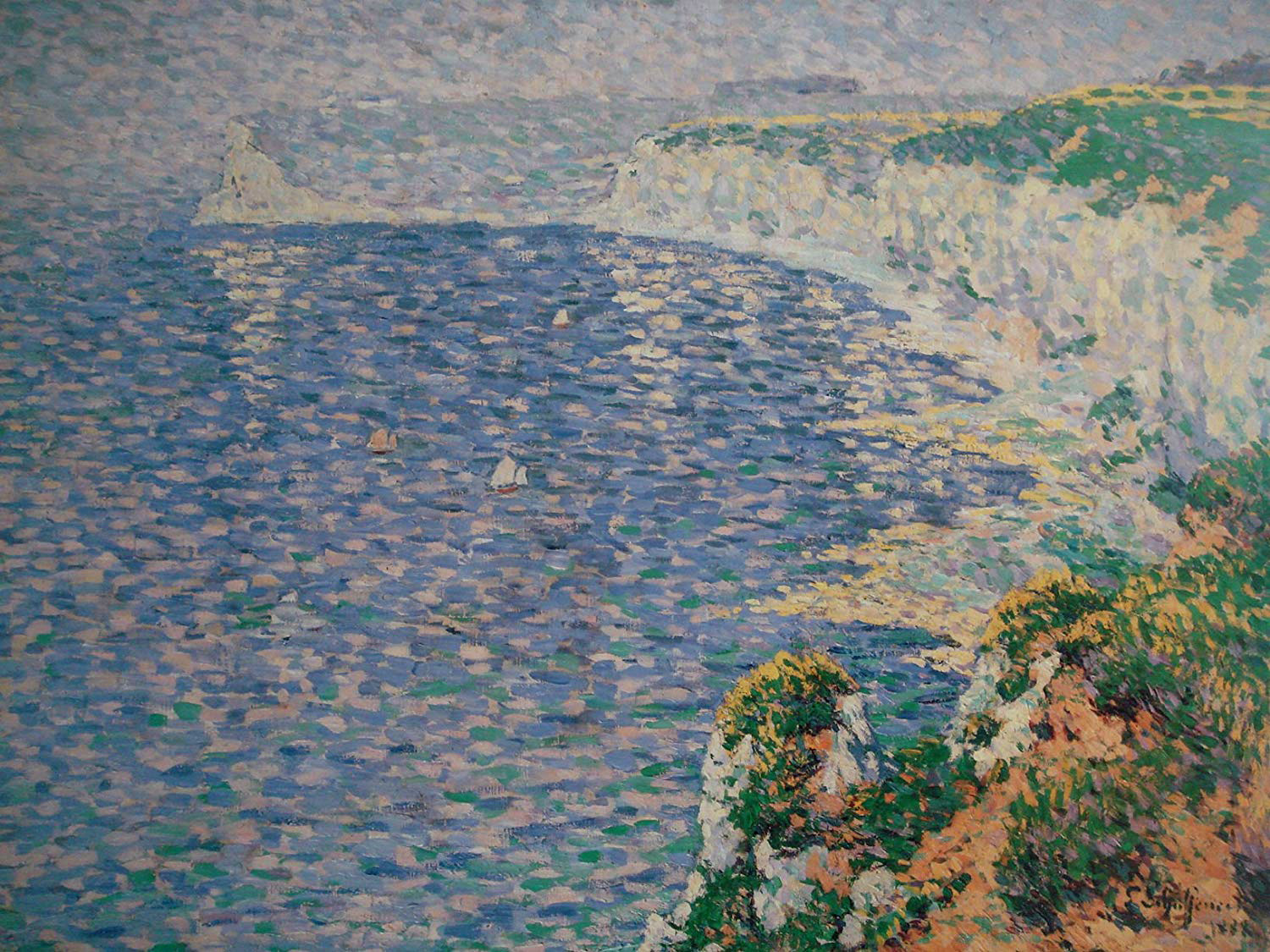 Émile Schuffenecker, Vue sur les falaises d'Étretat