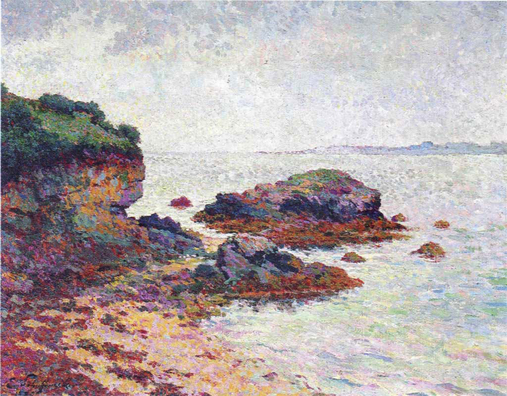 Émile Schuffenecker, Côte rocheuse en Bretagne