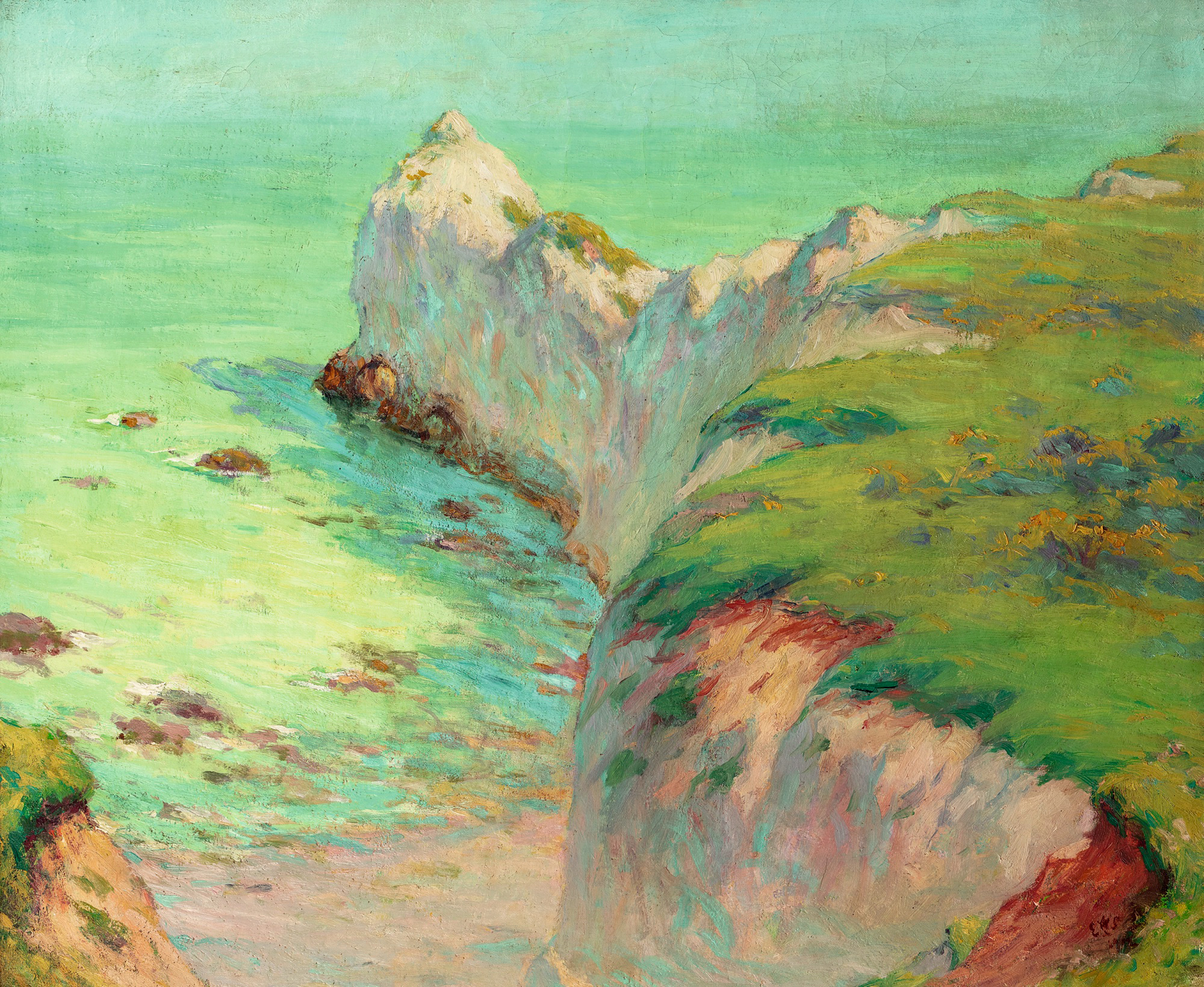 Émile Schuffenecker, Falaises à Étretat