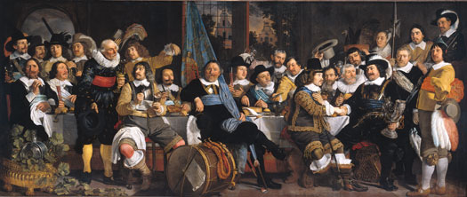 Barthlomeus Van des Helst, Banquet de la garde civile d'Amsterdam fêtant la Paix de Münster 