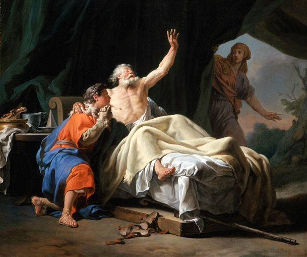 Nicolas-Guy Brenet, Isaac bénissant Jacob