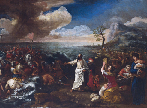 Jacques Courtois, Le Passage de la mer rouge