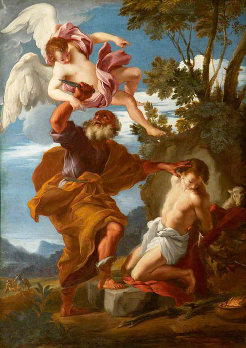 Guillaume Courtois, sacrifice d'Isaac